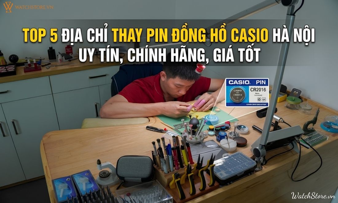 địa chỉ thay pin đồng hồ casio hà nội