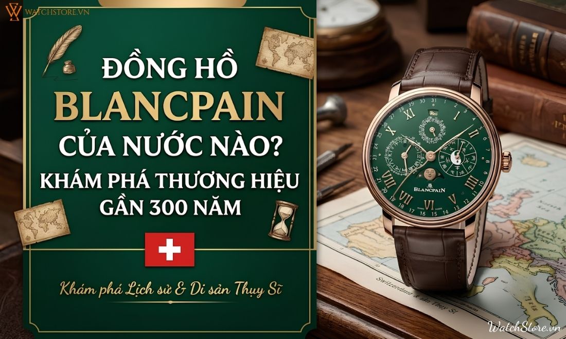 Đồng hồ Blancpain của nước nào