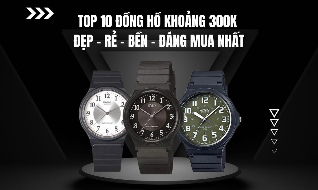 đồng hồ nam giá khoảng 300K