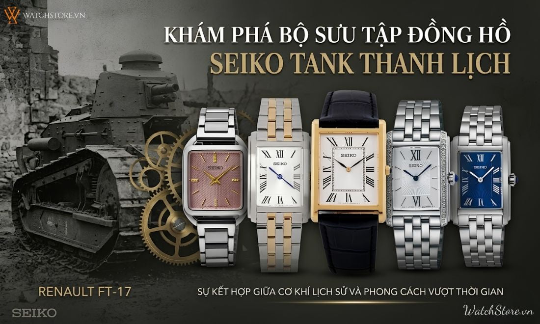 đồng hồ Seiko Tank