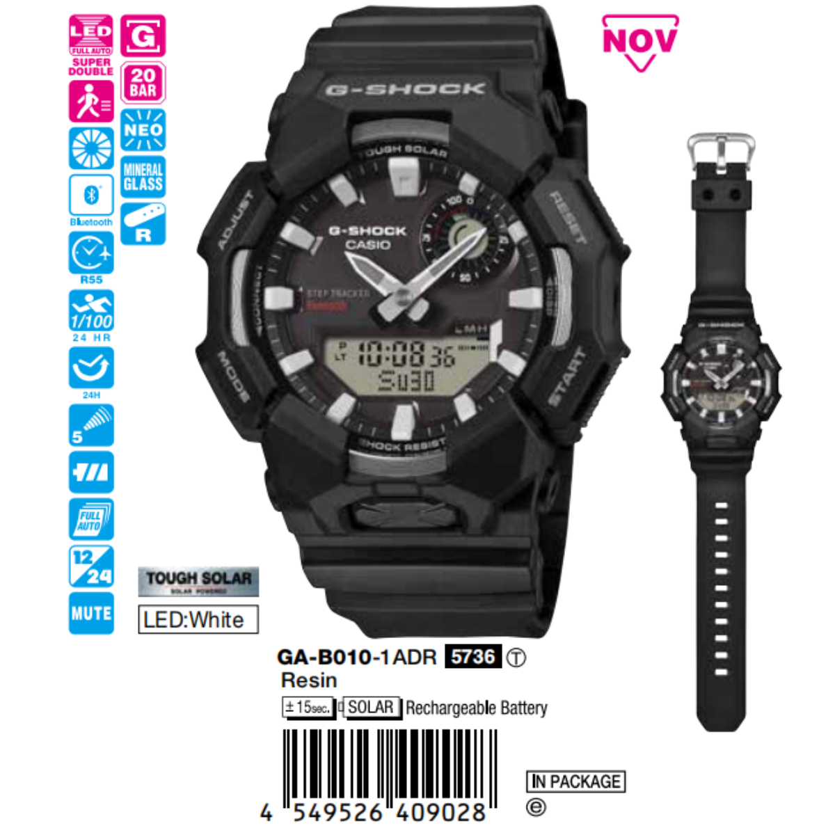 Casio Nam GA-B010-1ADR