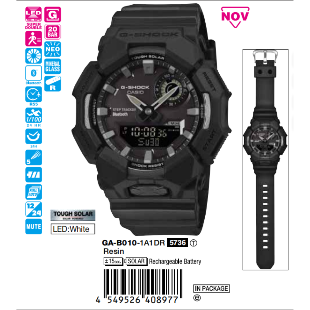 Casio Nam GA-B010-1A1DR
