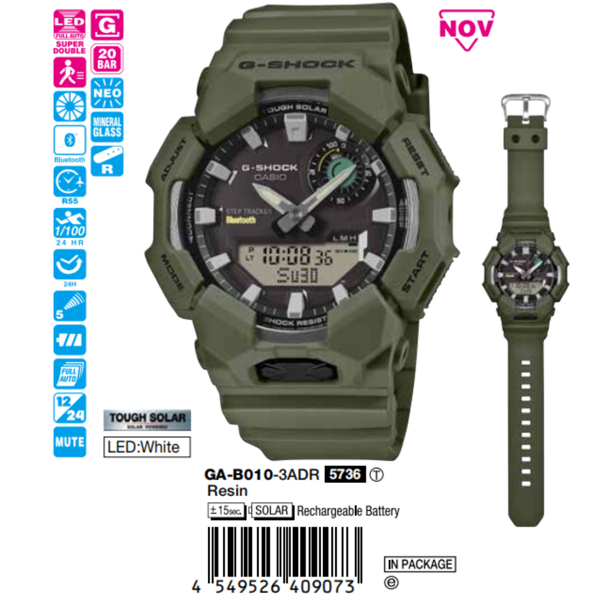 Casio Nam GA-B010-3ADR