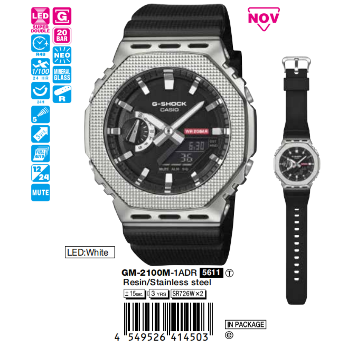 Casio Nam GM-2100M-1ADR