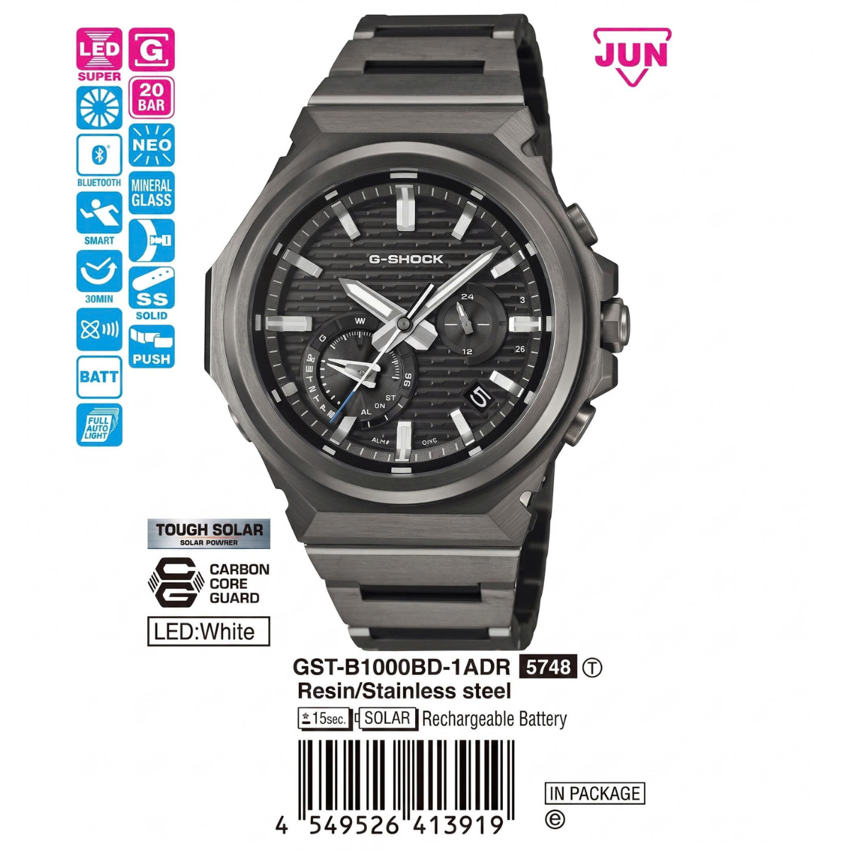 Casio Nam GST-B1000BD-1ADR