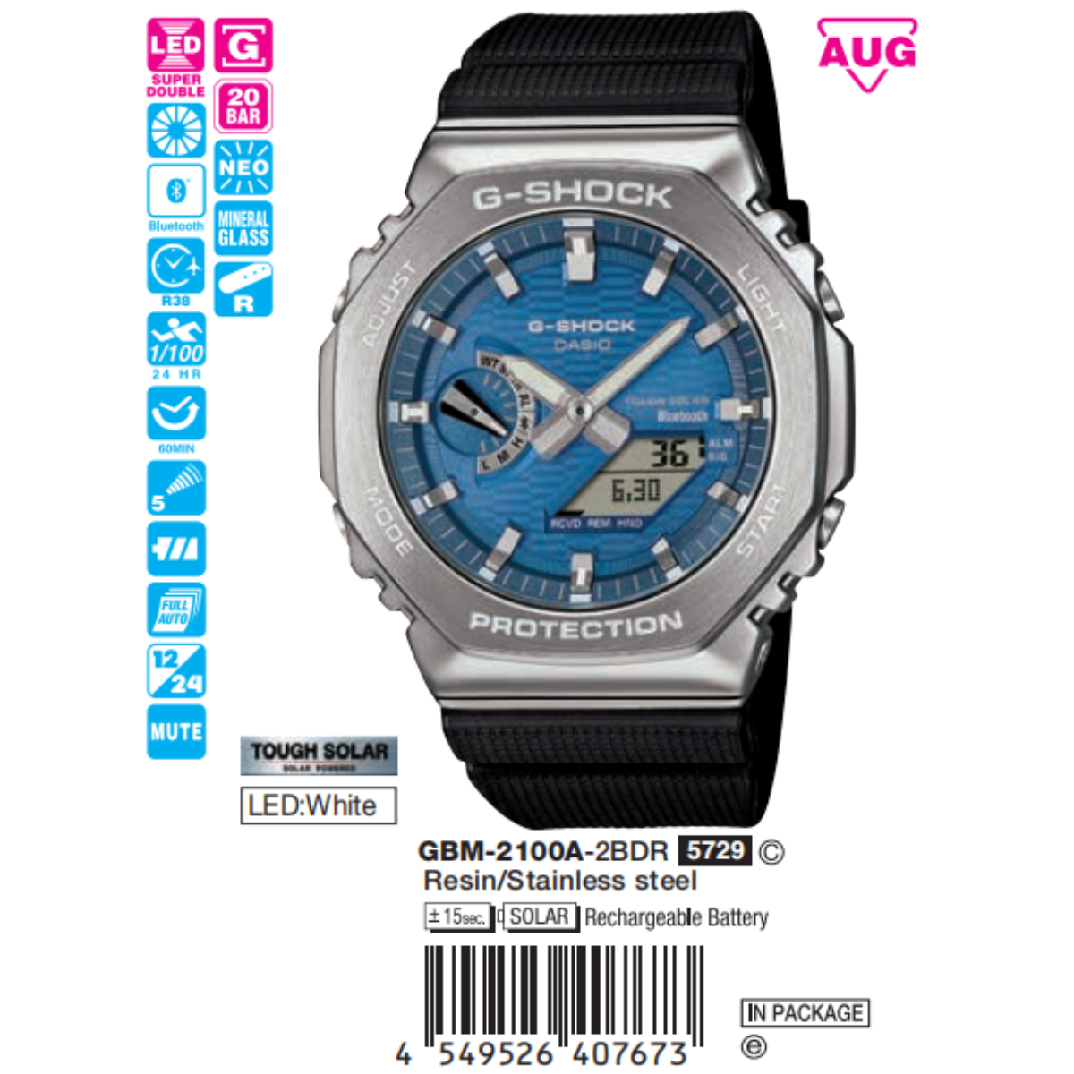 Casio Nam GBM-2100A-2BDR