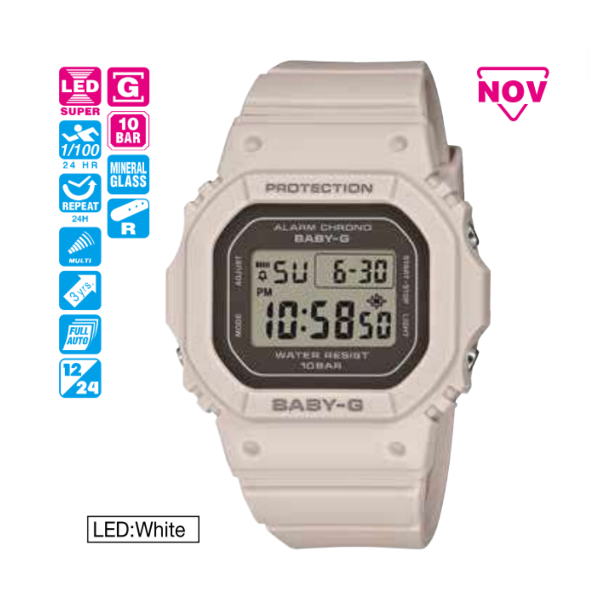 Casio Nữ BGD-565FG-5DR