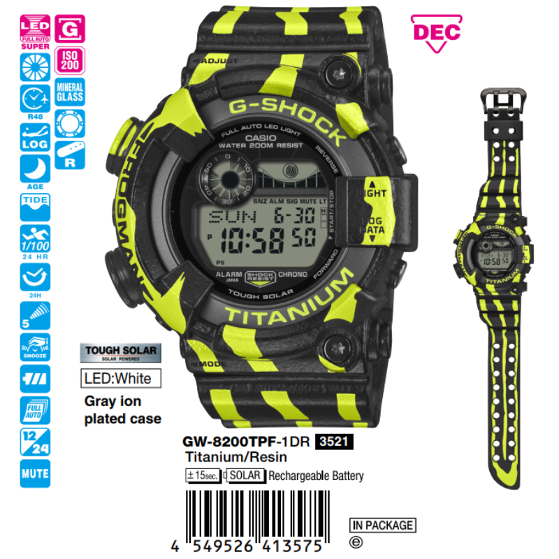 Casio Nam GW-8200TPF-1DR