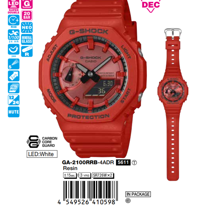 Casio Nam GA-2100RRB-4ADR