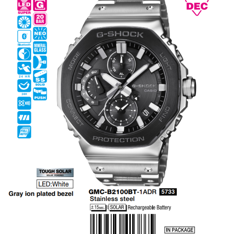 Casio Nam GMC-B2100BT-1ADR