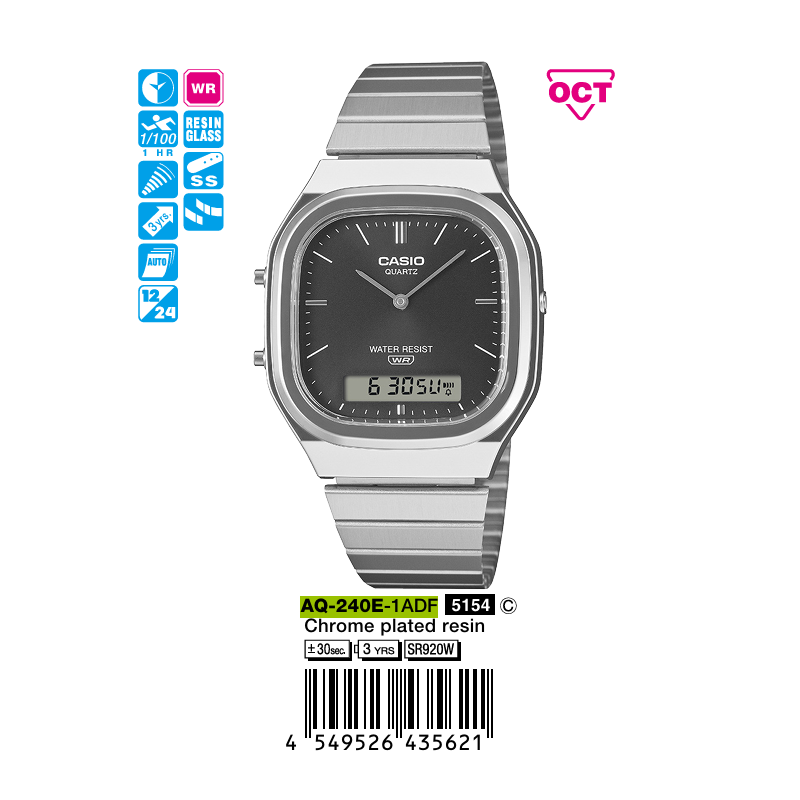 Casio Unisex AQ-240E-1ADF