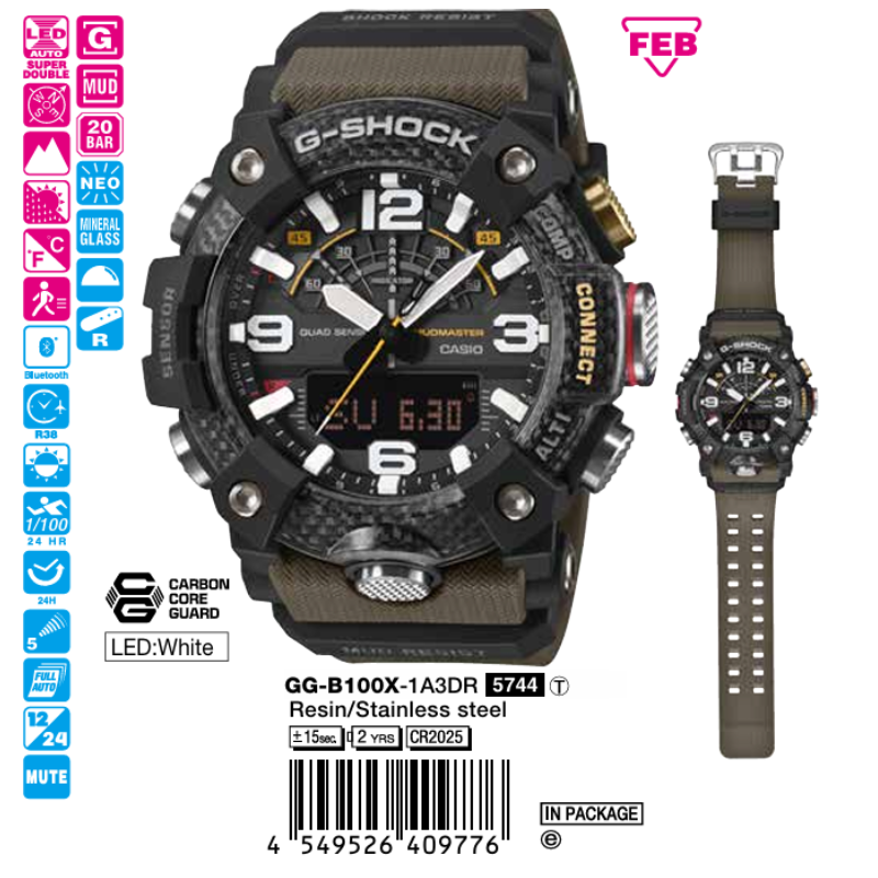 Casio Nam GG-B100X-1A3DR