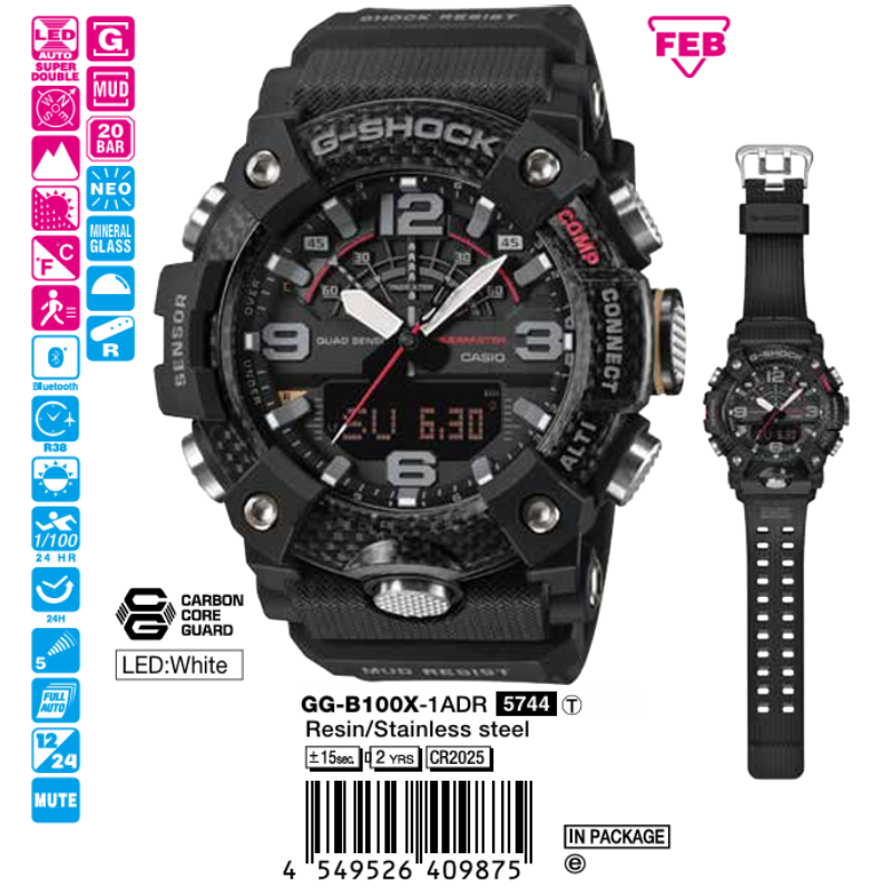 Casio Nam GG-B100X-1ADR