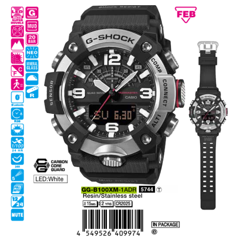 Casio Nam GG-B100XM-1ADR
