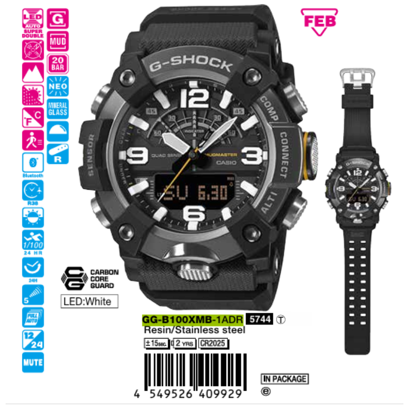 Casio Nam GG-B100XMB-1ADR