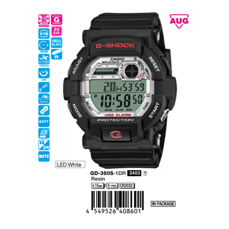 Casio Nam GD-350S-1DR