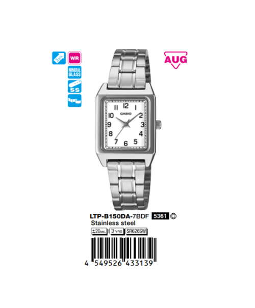 Casio Nữ LTP-B150DA-7BDF