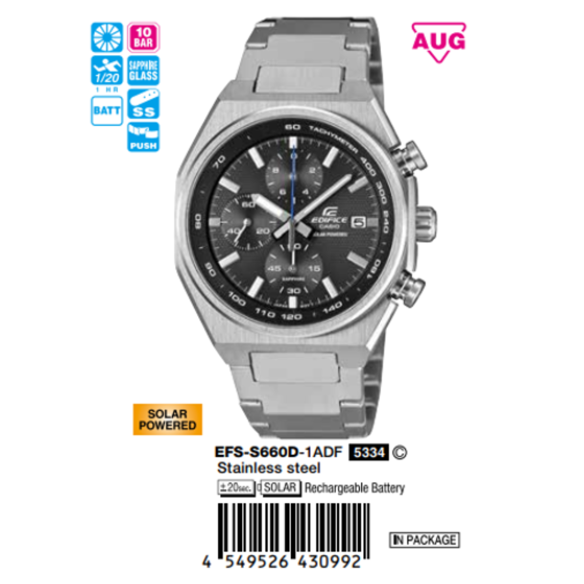 Casio Nam EFS-S660D-1ADF