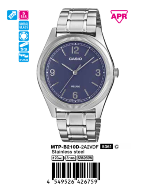 Casio Nam MTP-B210D-2A2VDF