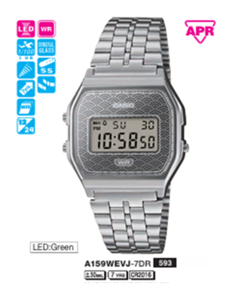 Casio Nam A159WEVJ-7DR