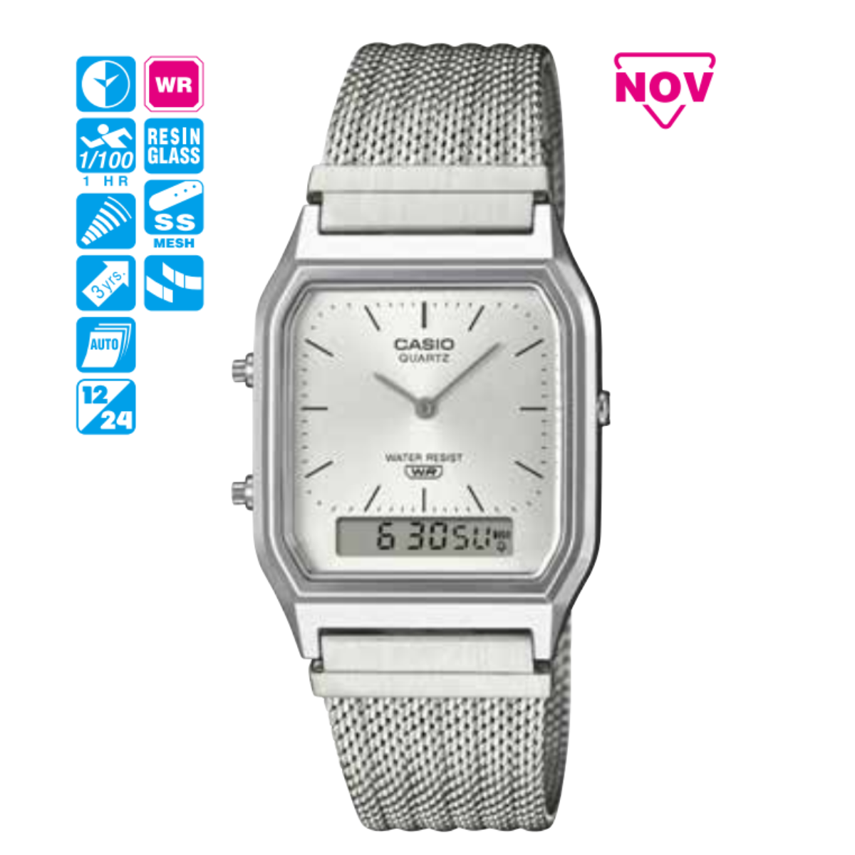 Casio Unisex AQ-230EM-7ADF