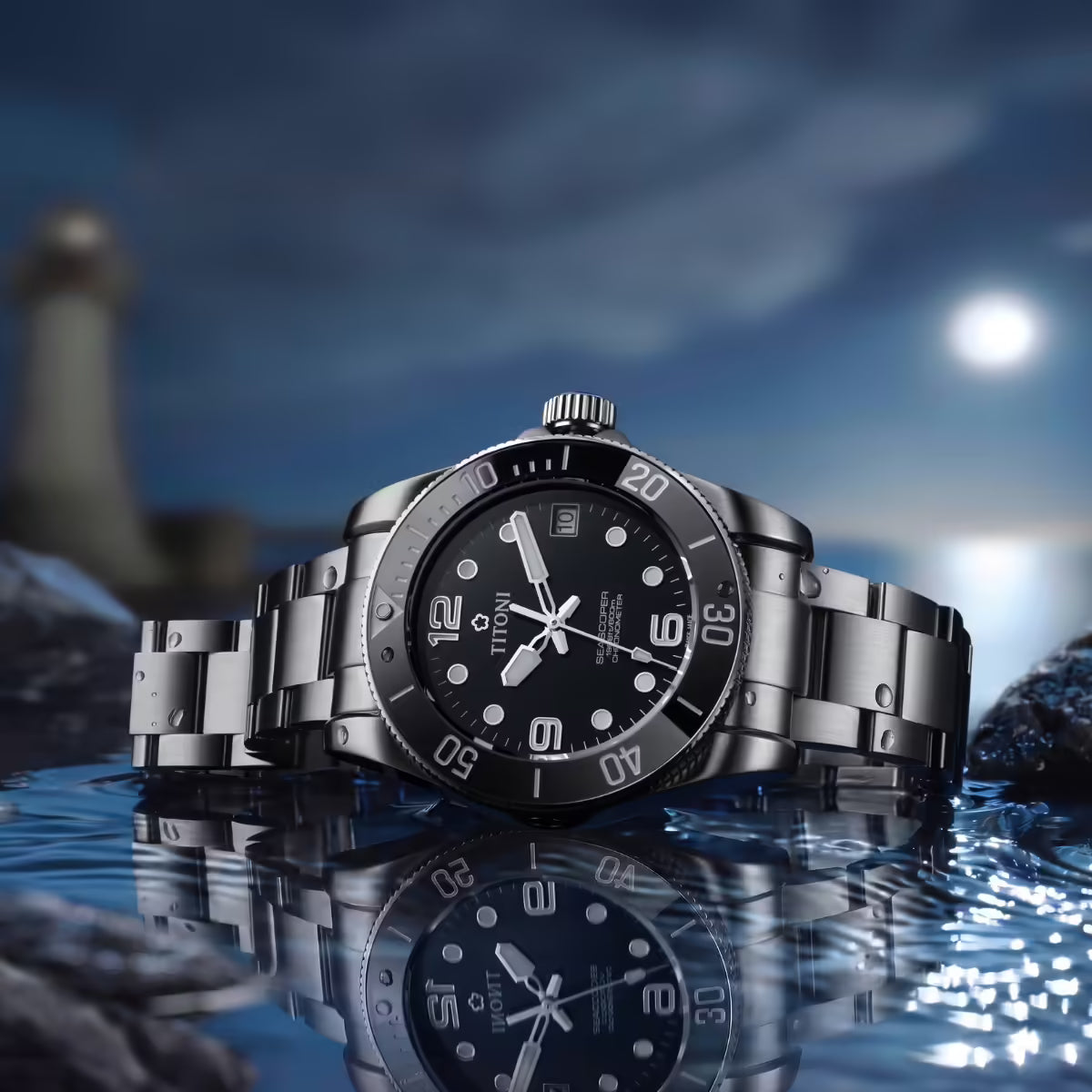 Titoni Nam 83601-S-BK-256