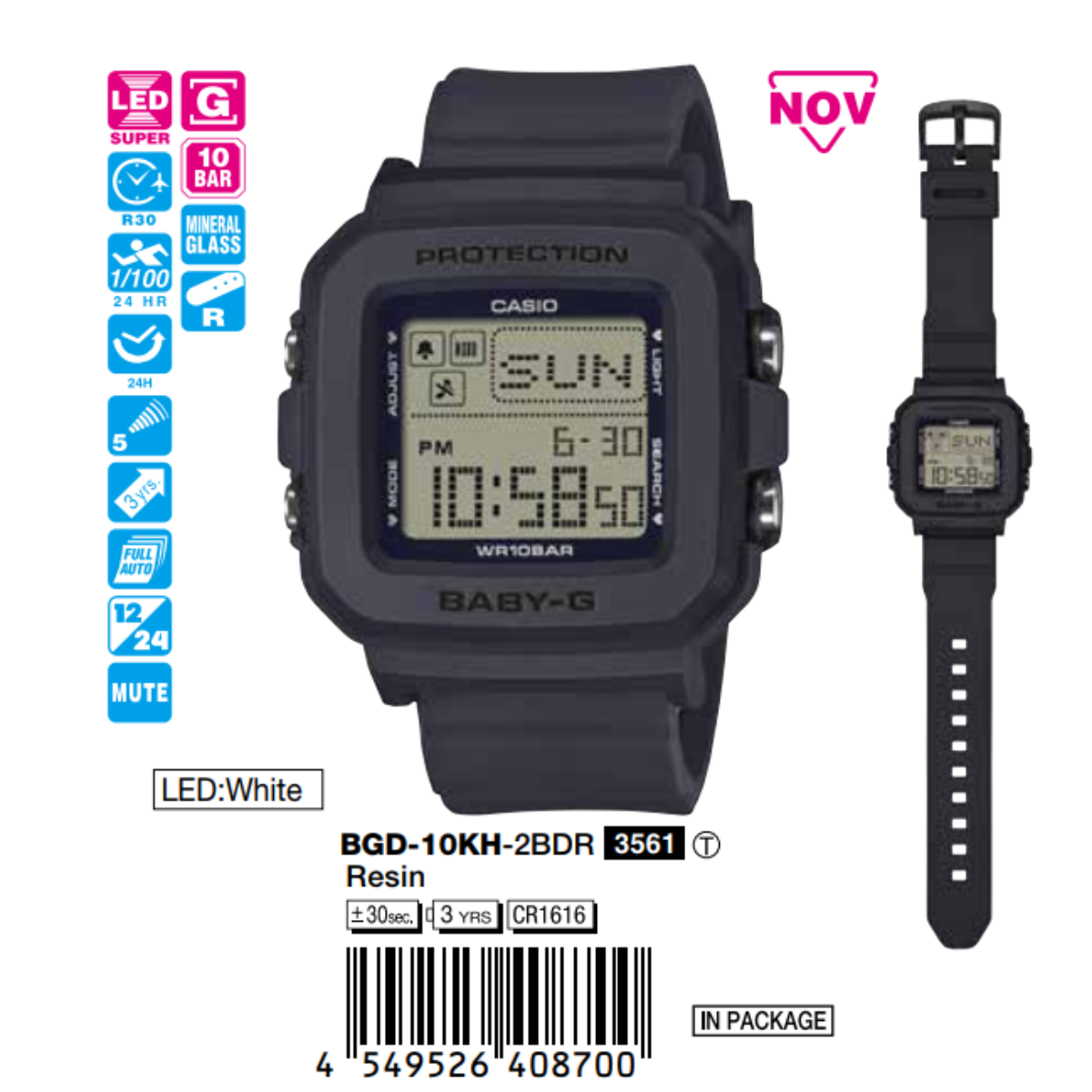 Casio Nữ BGD-10KH-2BDR