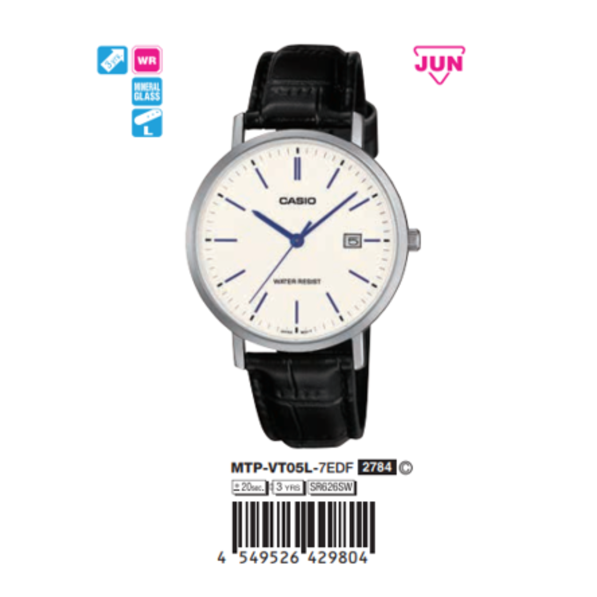 Casio Nam MTP-VT05L-7EDF