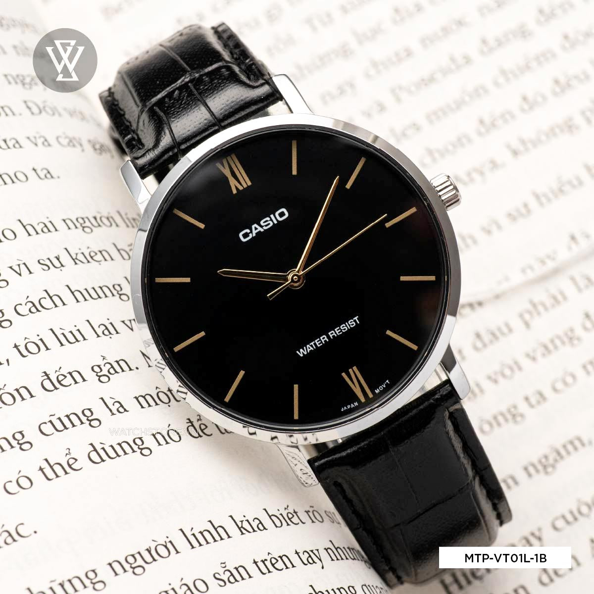Đồng hồ Casio Nam MTP-VT01L-1B Chính Hãng