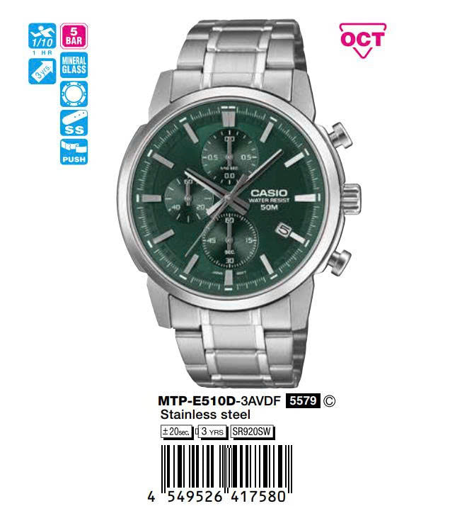 Casio Nam MTP-E510D-3AVDF