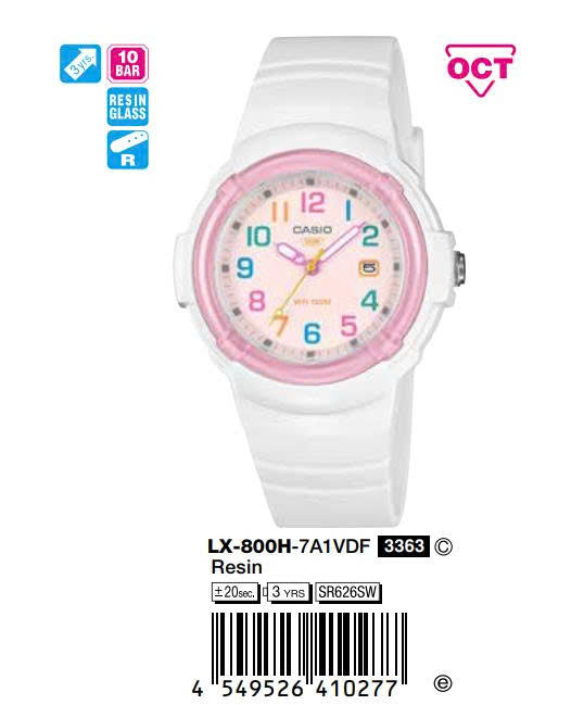 Casio Nữ LX-800H-7A1VDF