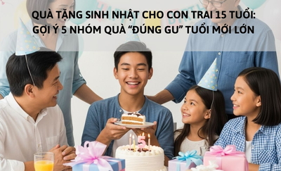 Quà Tặng Sinh Nhật Cho Con Trai 15 Tuổi: 5 Nhóm Quà "Đúng Gu" Tuổi Mới Lớn