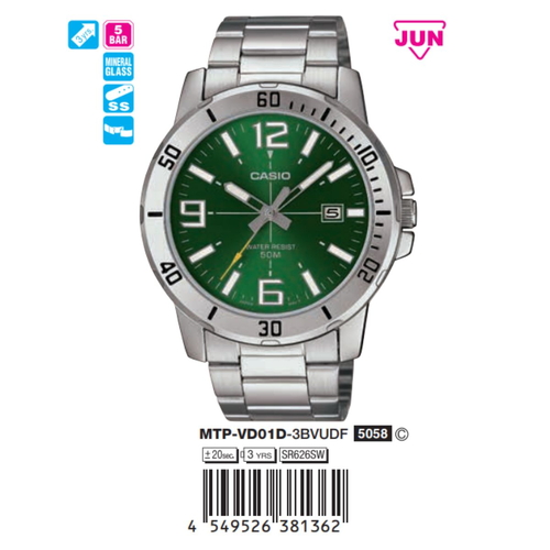 Casio Nam MTP-VD01D-3BVUDF