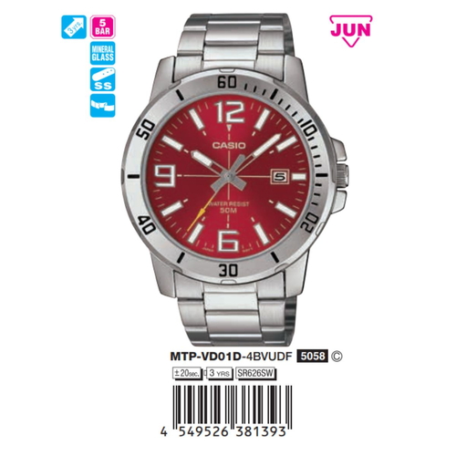 Casio Nam MTP-VD01D-4BVUDF
