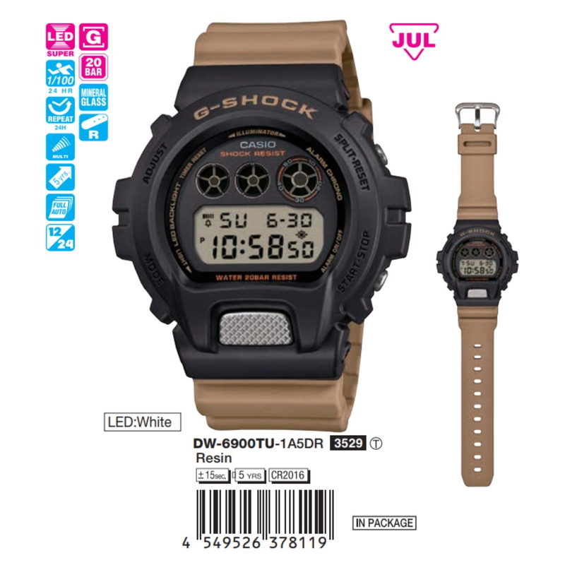 Casio G-Shock Nam DW-6900TU-1A5DR