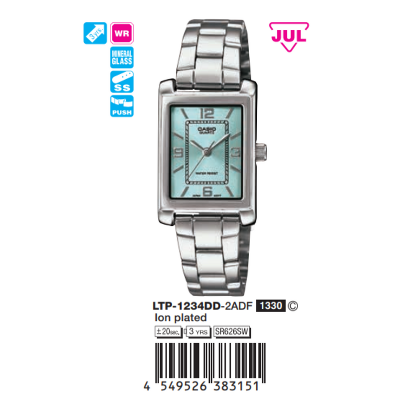 Casio Nữ LTP-1234DD-2ADF