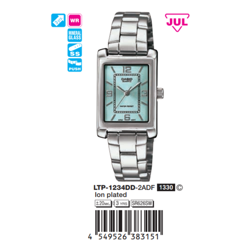 Casio Nữ LTP-1234DD-2ADF