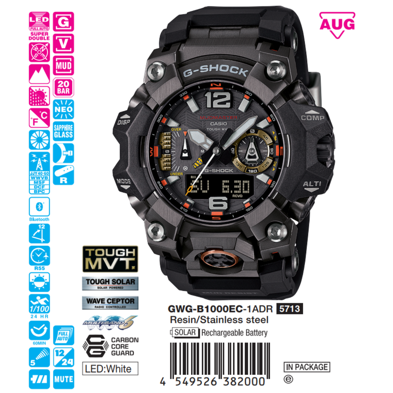 Casio G-Shock Nam GWG-B1000EC-1ADR