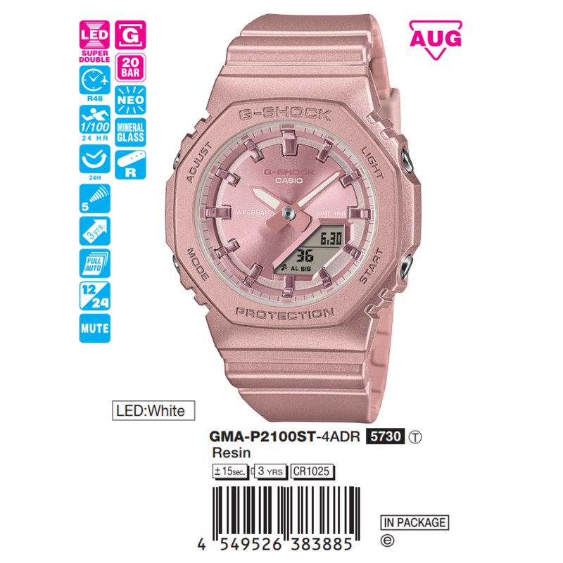Casio G-Shock Nữ GMA-P2100ST-4ADR