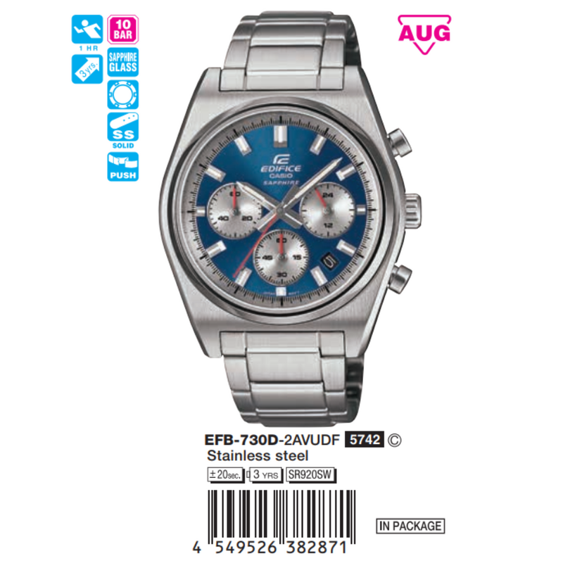 Casio Edifice Nam EFB-730D-2AVUDF