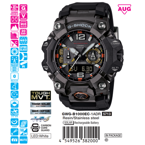 Casio G-Shock Nam GWG-B1000EC-1ADR