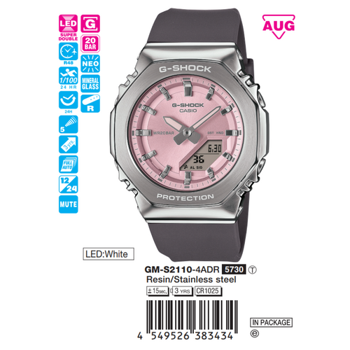 Casio G-Shock Unisex GM-S2110-4ADR
