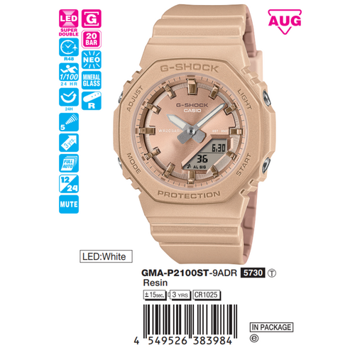 Casio G-Shock Unisex GMA-P2100ST-9ADR