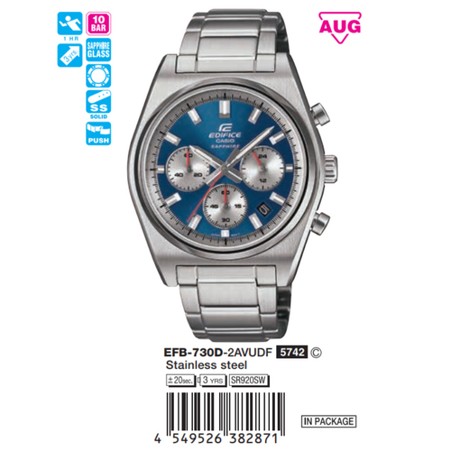 Casio Edifice Nam EFB-730D-2AVUDF