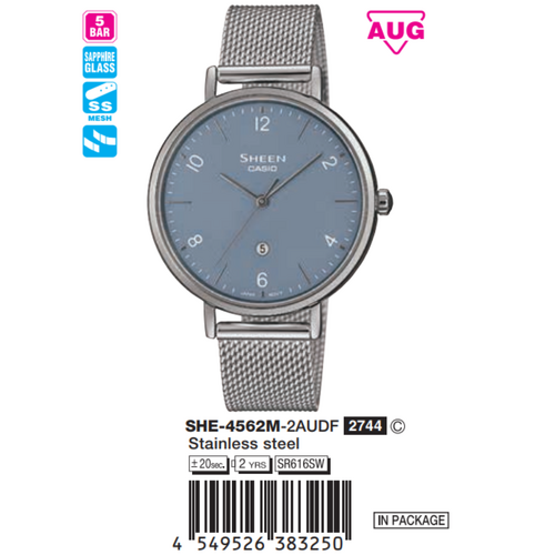 Casio Sheen Nữ SHE-4562M-2AUDF
