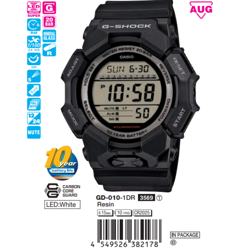 Casio G-Shock Nam GD-010-1DR