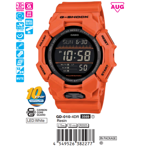 Casio G-Shock Nam GD-010-4DR