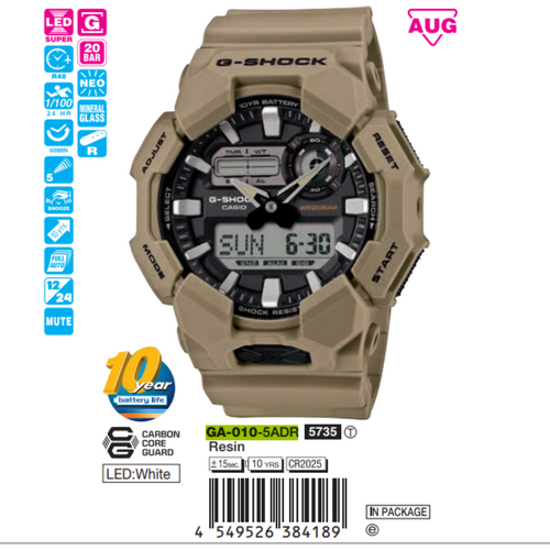 Casio G-Shock Nam GA-010-5ADR