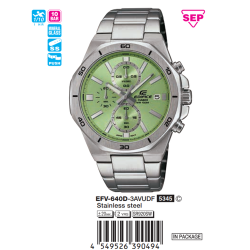 Casio Edifice Nam EFV-640D-3AVUDF