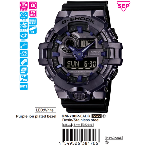 Casio G-Shock Nam GM-700P-6ADR